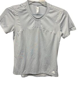 Adidas Womens  Active Athletic Light Blue Top Size XS